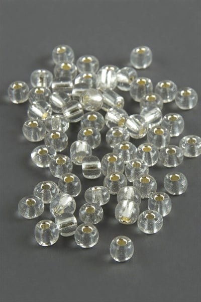4 mm Şeffaf Kum Boncuk 500 Gram