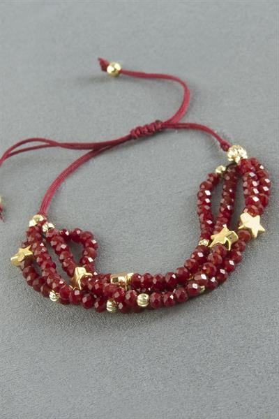 4lü Karışık Kristal Bileklik