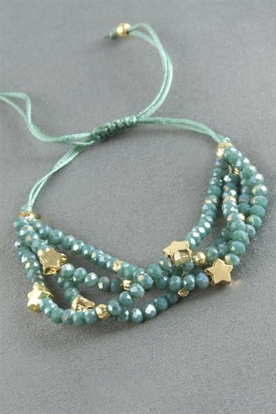 4lü Karışık Kristal Bileklik