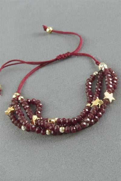 4lü Karışık Kristal Bileklik