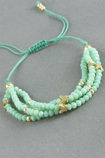 4lü Karışık Kristal Bileklik