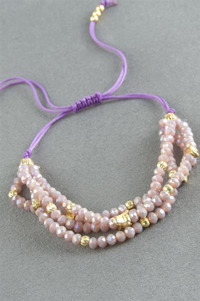 4lü Karışık Kristal Bileklik