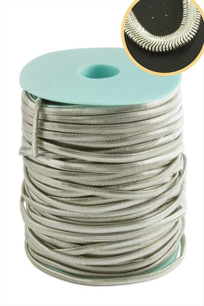 5 mm Gümüş Renkli İtalyan Zinciri 50 Metre