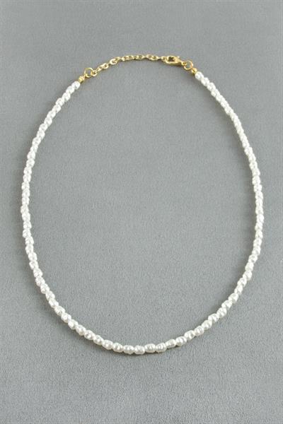 5 mm Silindir İnci Kolye