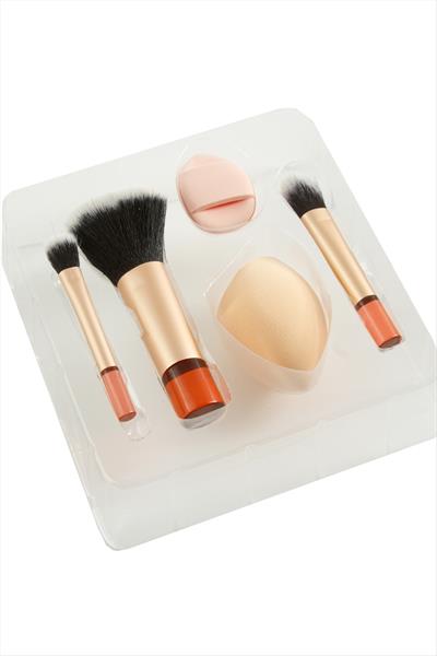 5 Parça Makyaj Fırça ve Sünger Seti