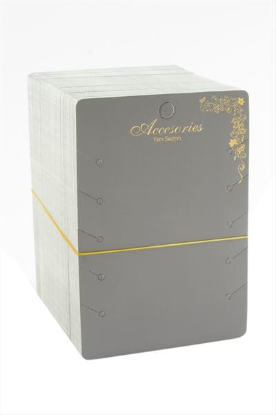 5li Gri Renkli Bileklik Kartı 200 Adet