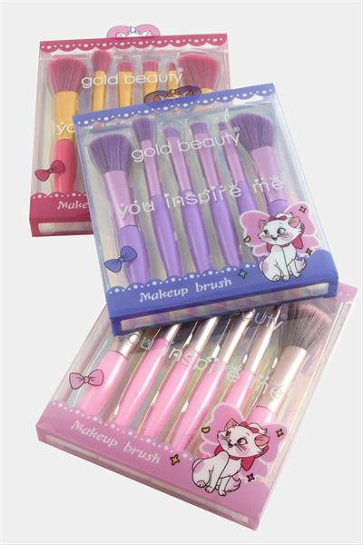 6 Adet Makyaj Fırça Seti