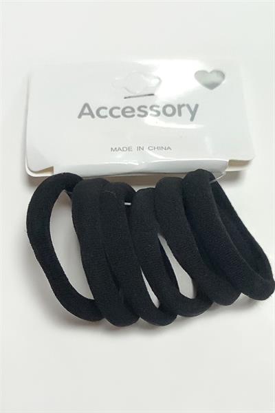 6 Adet Siyah Renkli Havlu Toka 4,5 cm