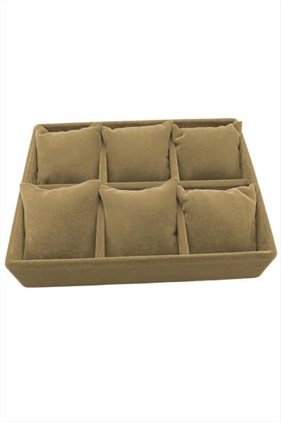 6lı Anfora Kumaş Yastıklı Tabla