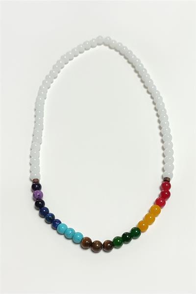 7li Doğaltaş Çakra Kolye