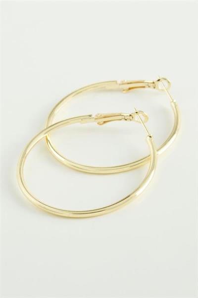 Boru Halka Küpe 4 cm