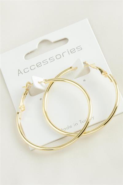 Boru Halka Küpe 4 cm