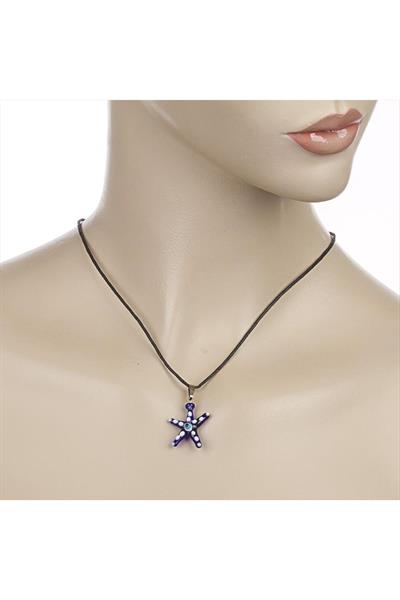 Deniz Yıldızı Cam Kolye