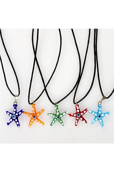 Deniz Yıldızı Cam Kolye