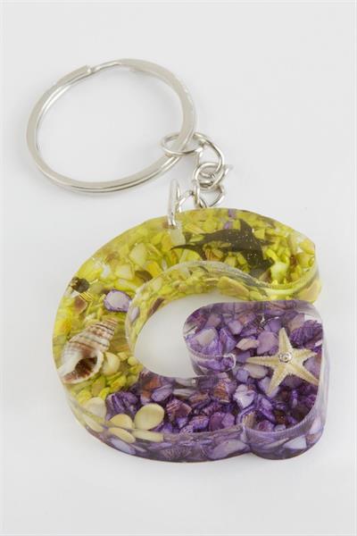 G Harfli Epoksi Anahtarlık