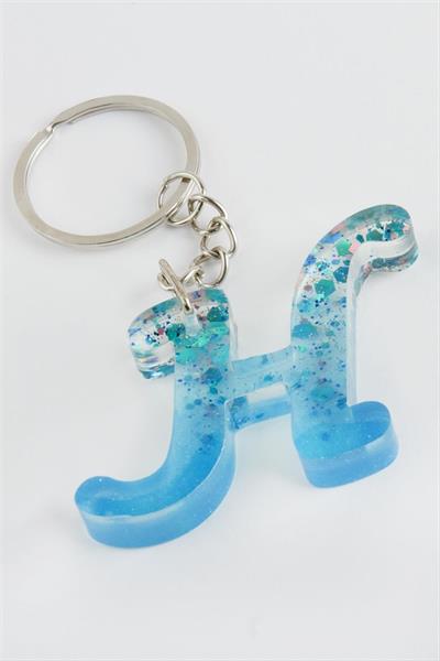 H Harfli Epoksi Anahtarlık