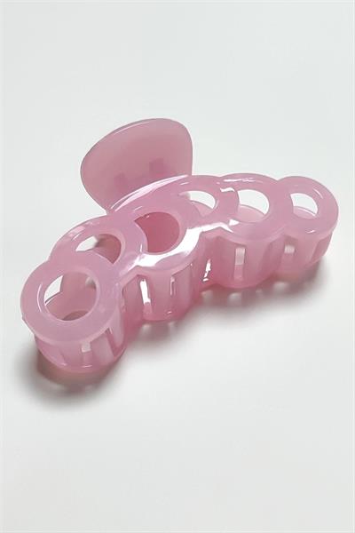 İç İçe Halka Renkli Mandal Toka 8 cm