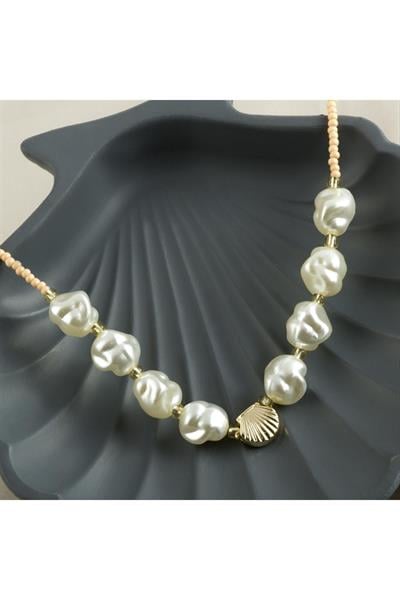 İnci Kum Boncuk Kolye