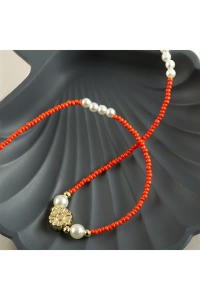 İnci Kum Boncuk Kolye