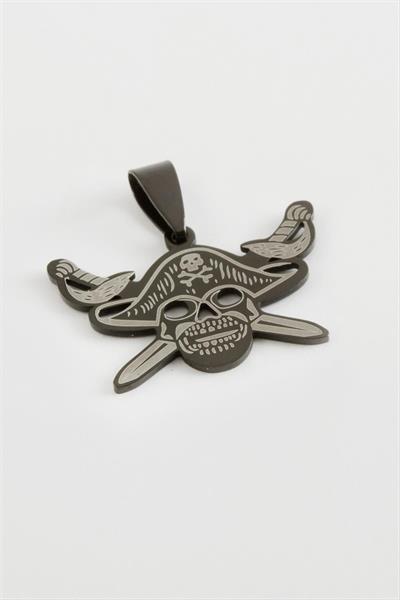 Kılıç Kuru Kafa Çelik Kolye Ucu 3 cm