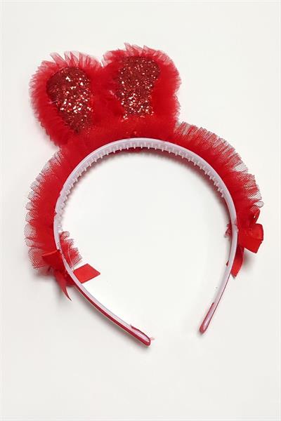 Kulak Simli Tüllü Çocuk Taç