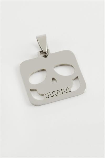 Kuru Kafa Çelik Kolye Ucu 2,5 cm