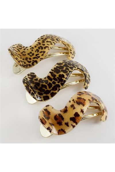 Leopar Desenli Mandal Toka 1 Adet