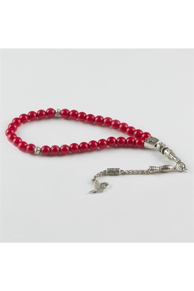 Mercan Doğaltaş Tesbih 8 mm