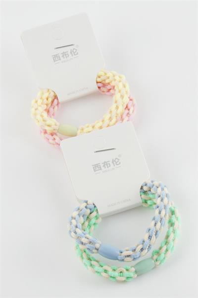 Örgülü Lastikli Toka 2 Adet