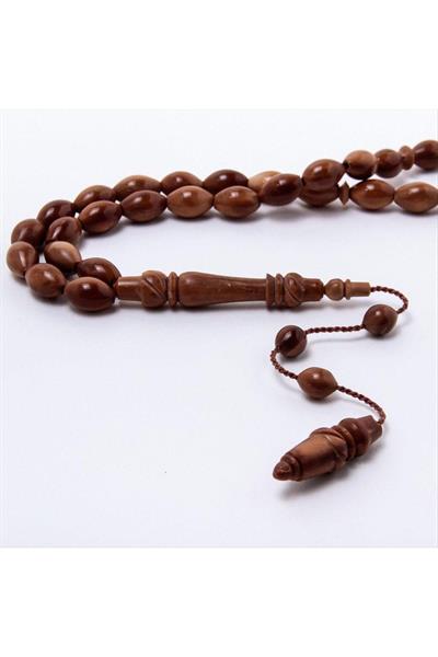 Oymalı İri Arpa Kesim Kuka Tesbih 8mm