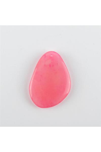 Özel Kesim Doğaltaş Plaka Akik Kolye Ucu