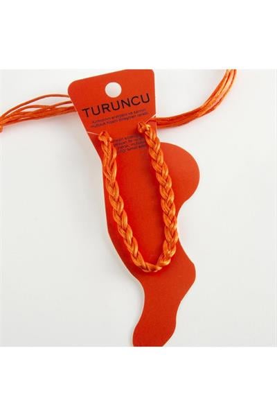 Renkli Örgülü Vinlex İp Halhal