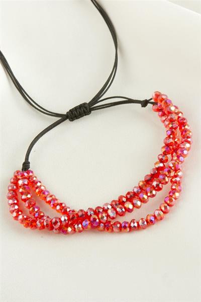 Üçlü Kristal Bileklik