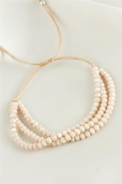 Üçlü Kristal Bileklik