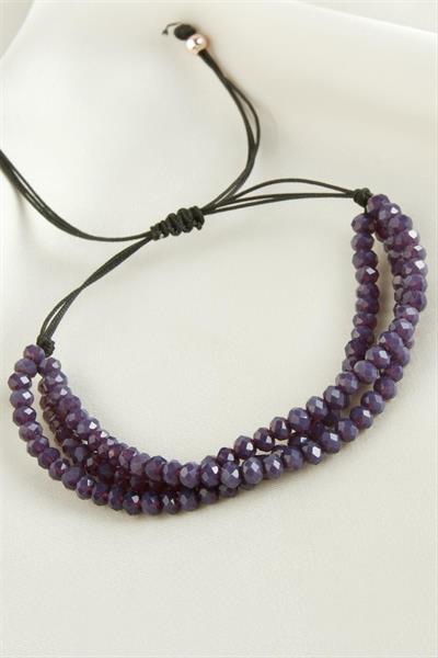 Üçlü Kristal Bileklik