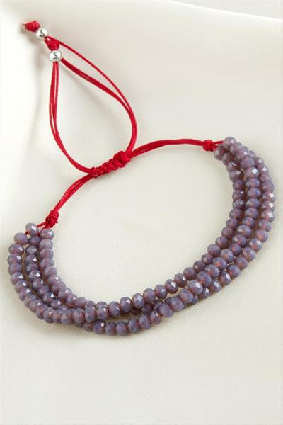 Üçlü Kristal Bileklik