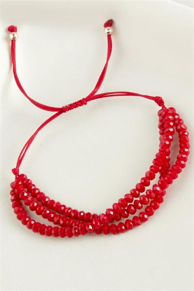 Üçlü Kristal Bileklik