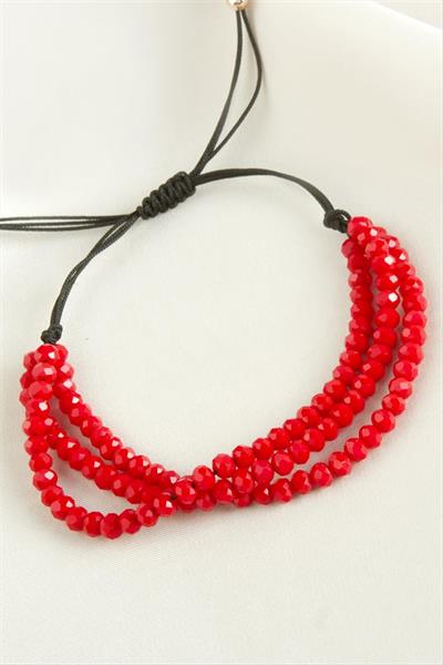 Üçlü Kristal Bileklik