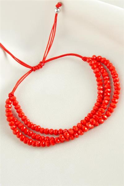 Üçlü Kristal Bileklik