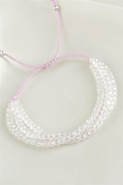 Üçlü Kristal Bileklik