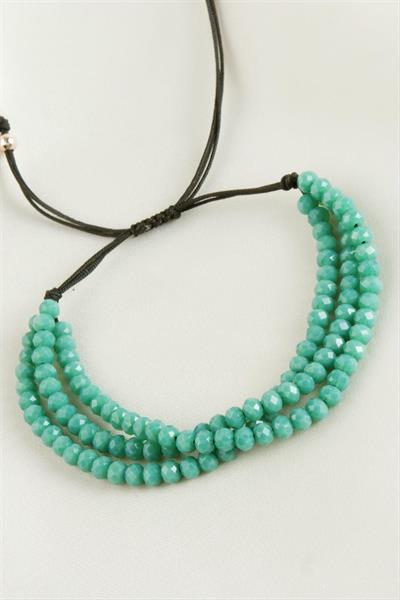 Üçlü Kristal Bileklik