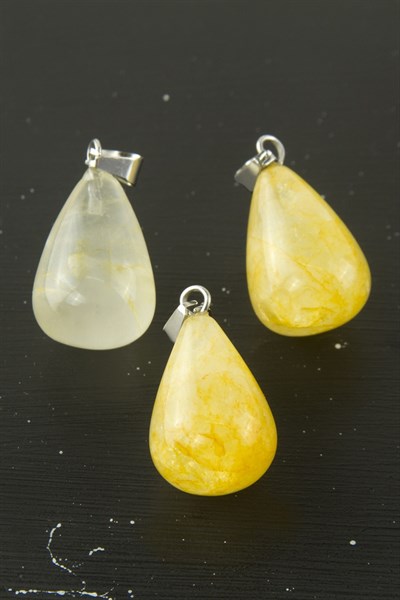 Akik Damla Doğaltaş Kolye Ucu 1 Adet