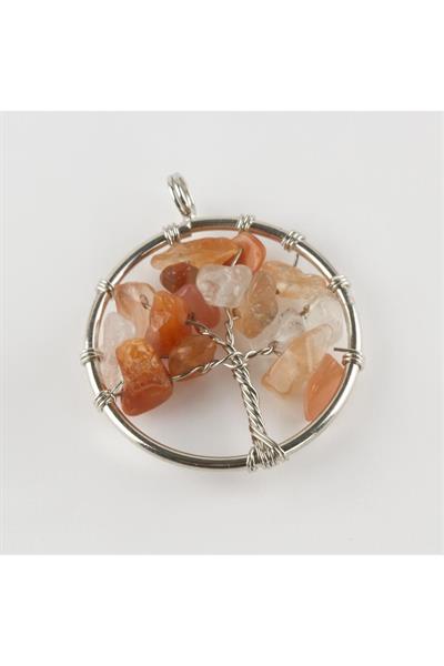 Akik Doğaltaş Kolye Ucu