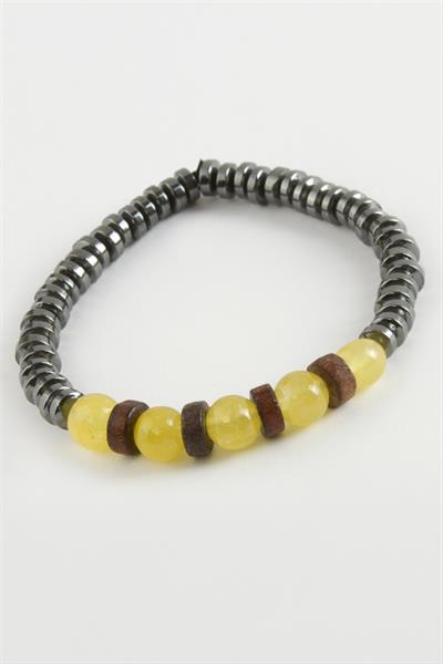 Akik Hematit Doğaltaş Bileklik