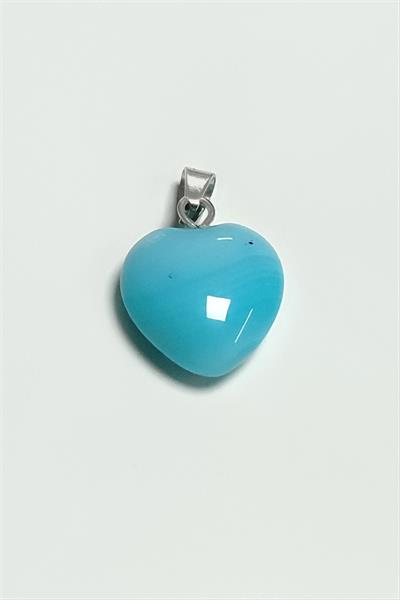 Akik Kalpli Doğaltaş Kolye Ucu Küçük 1,5 cm