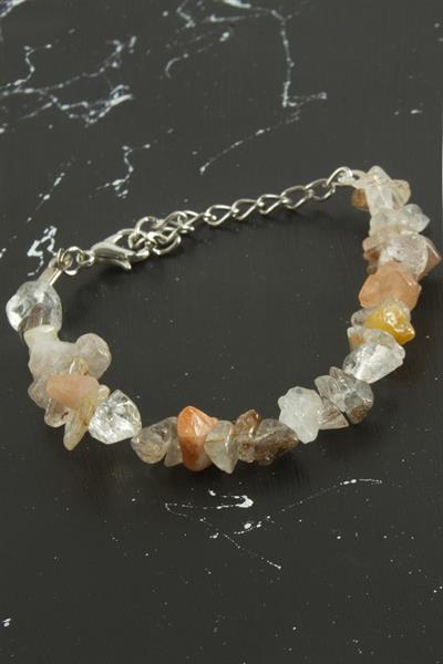 Akik Kırık Doğaltaşlı Bileklik