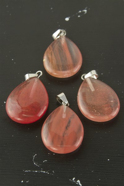 Akik Oval Doğaltaş Kolye Ucu 1 Adet