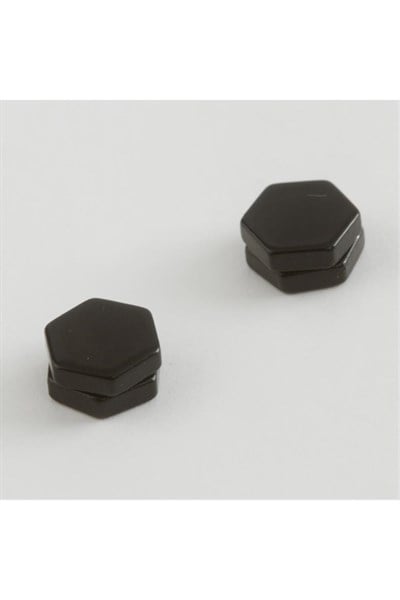 Altıgen Figürlü Mıknatıslı Küpe