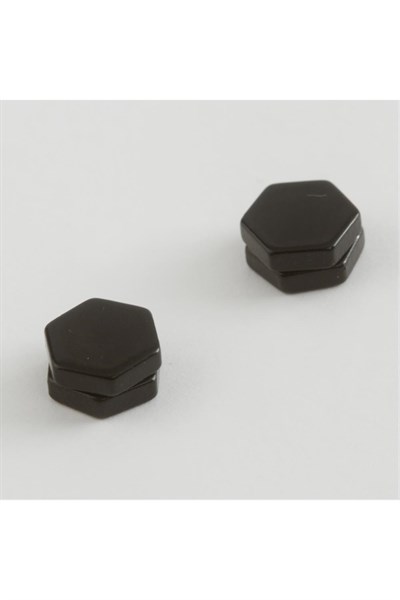 Altıgen Figürlü Mıknatıslı Küpe