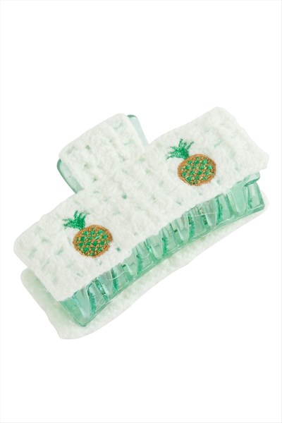 Ananas Örgülü Mandal Toka 8 cm